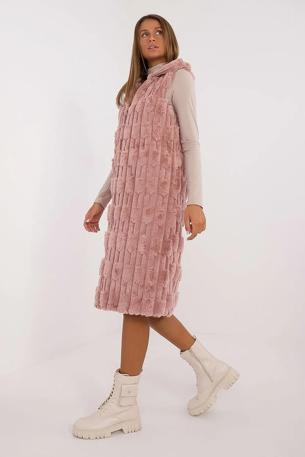 Cozy Cloud Long Fluffy Gilet