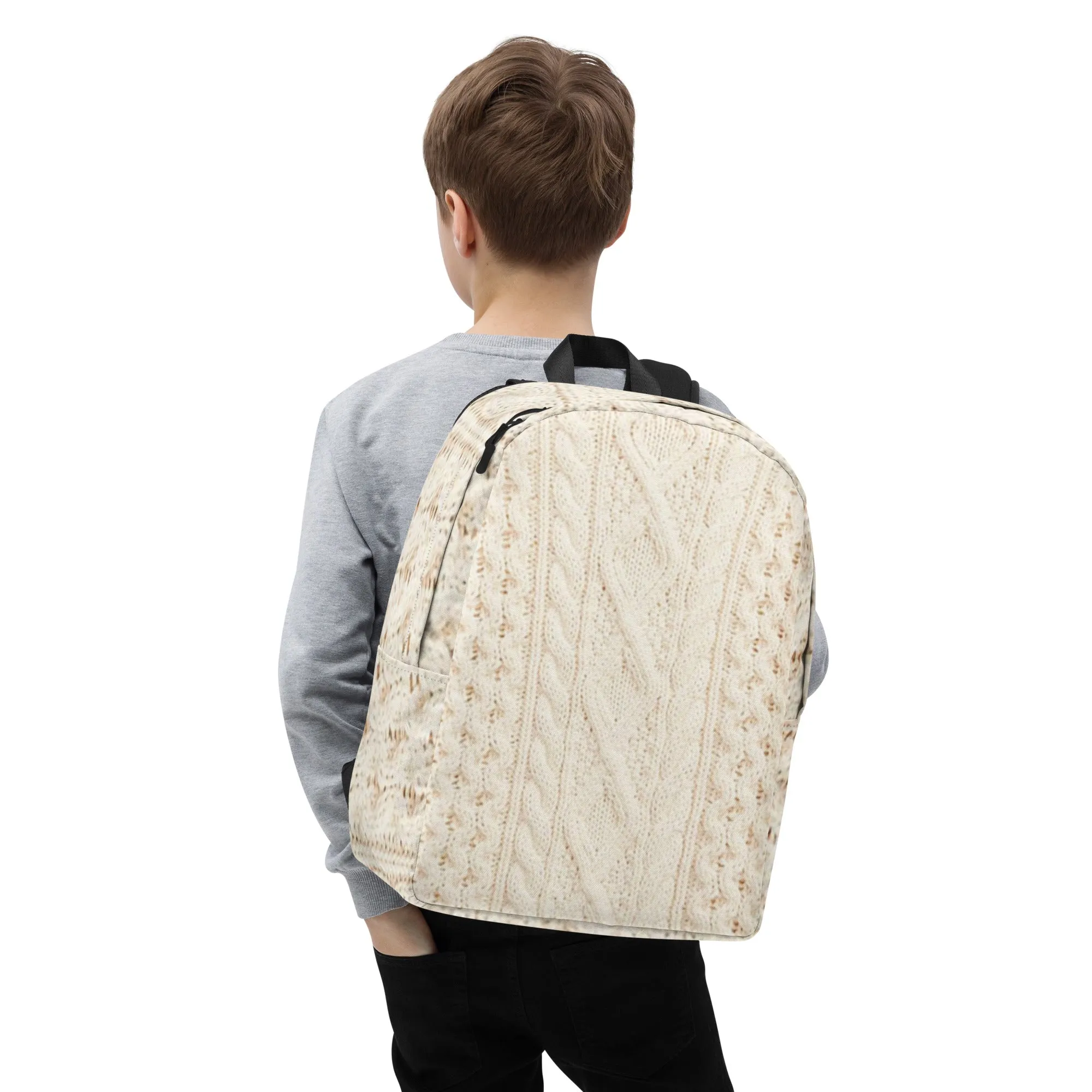 COZY SWEATER Minimalist Backpack