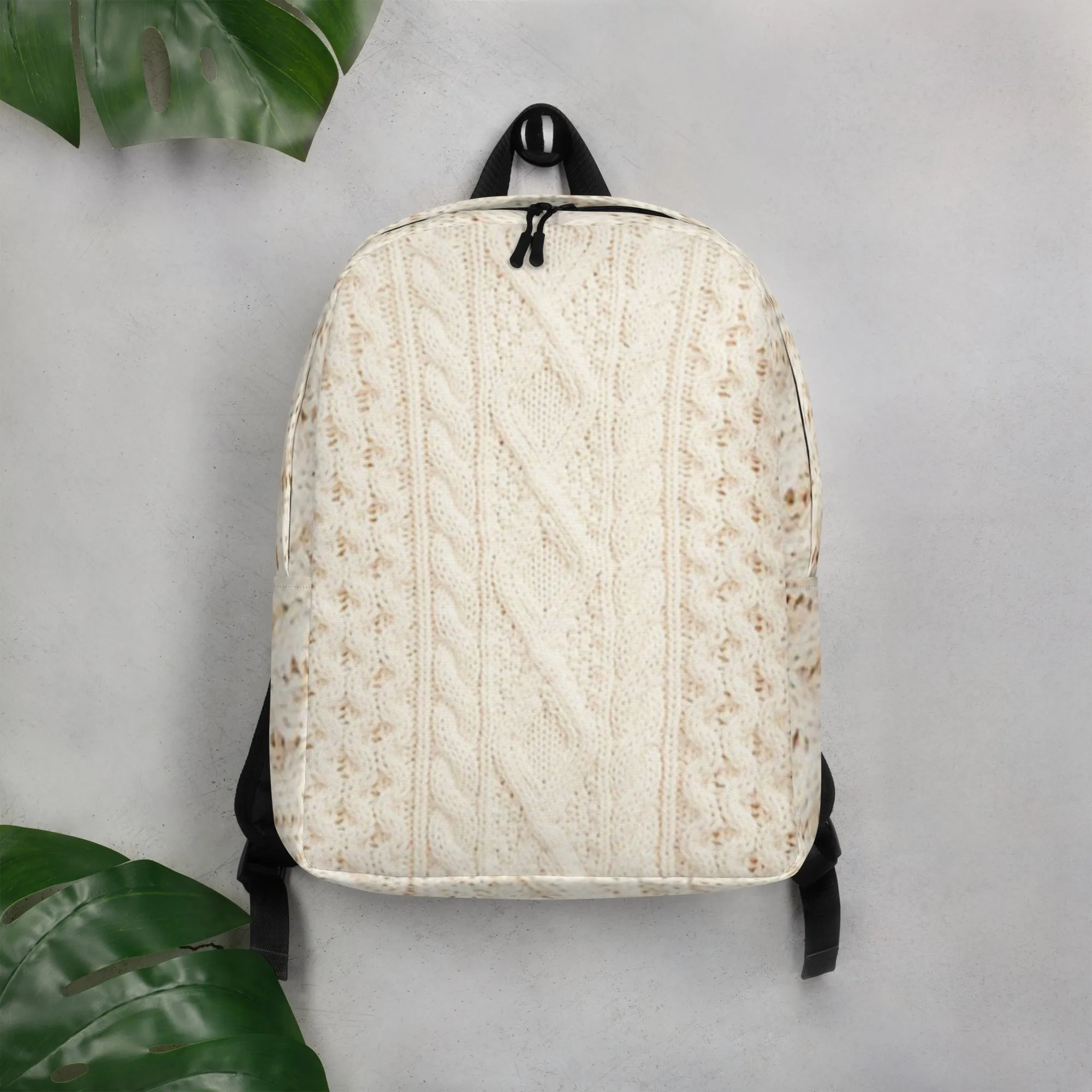 COZY SWEATER Minimalist Backpack