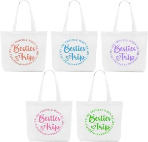 CQM Sisters Weekend Trip Gifts Favors Sisters Trip Tote Bag Friends Gifts Beach Bag Reusable Grocery Bag for Women