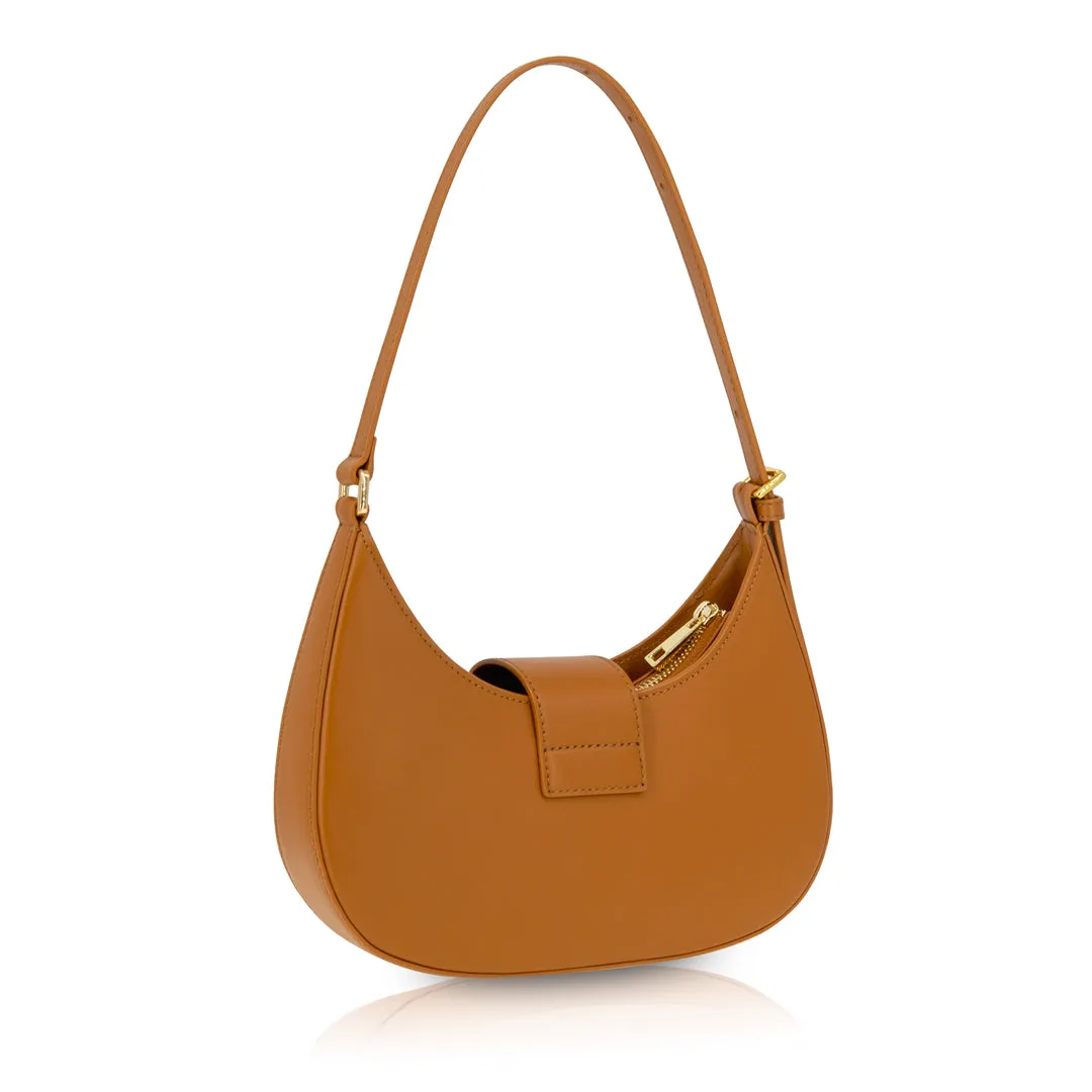 Crescent Shoulder Bag - Gobi Brown