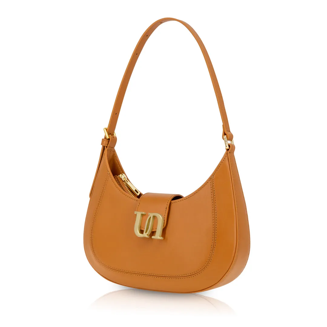 Crescent Shoulder Bag - Gobi Brown