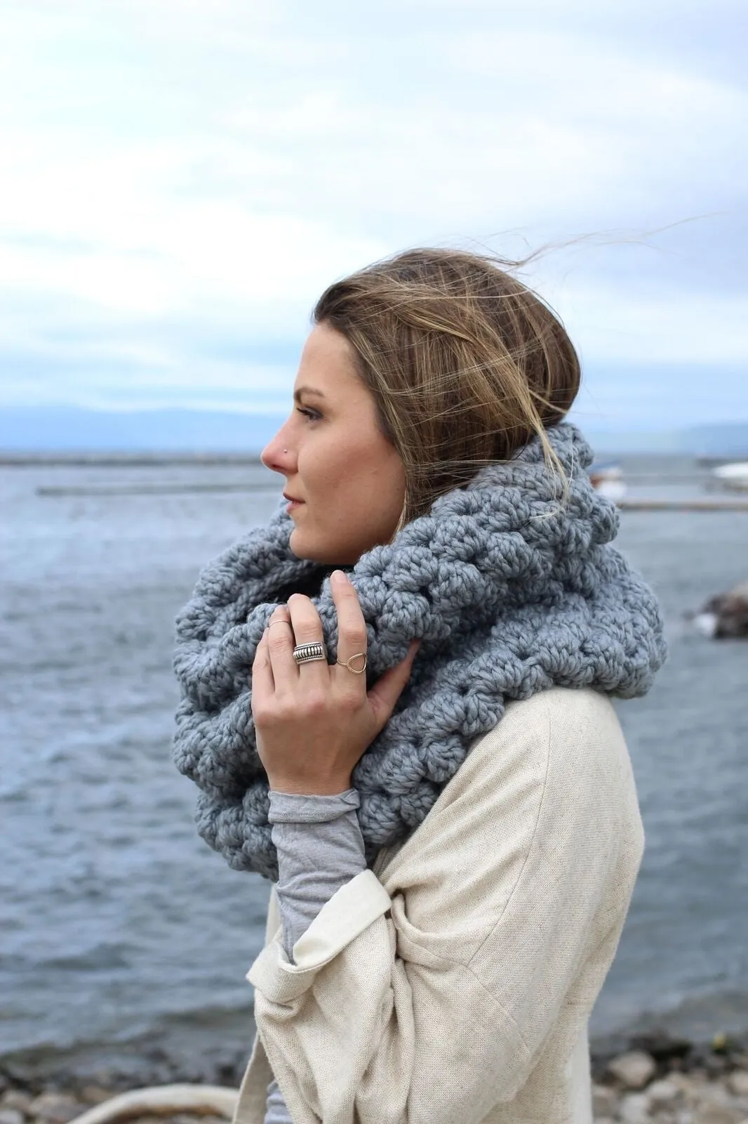 Crochet Kit - Cumulus Cowl