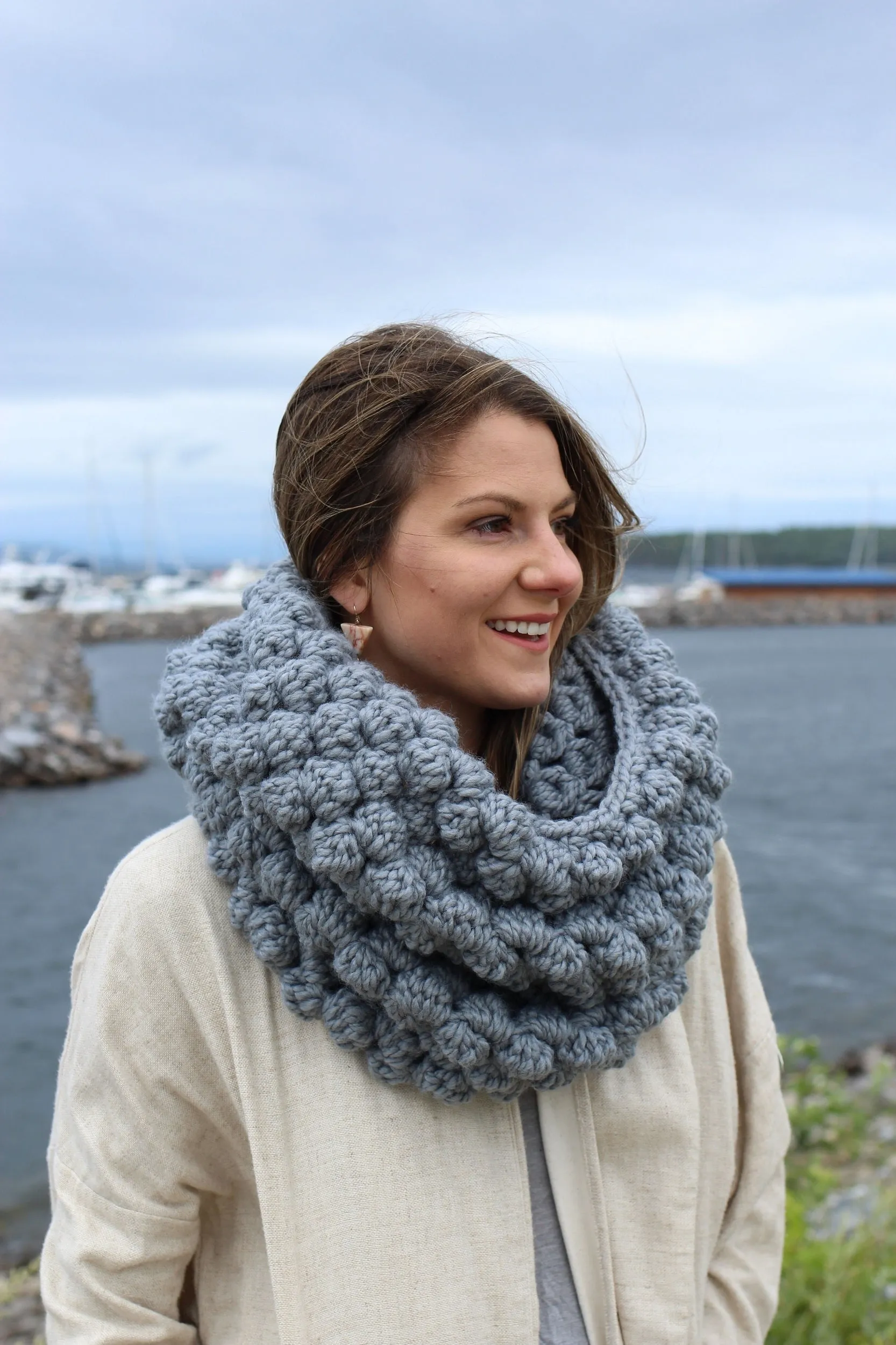 Crochet Kit - Cumulus Cowl