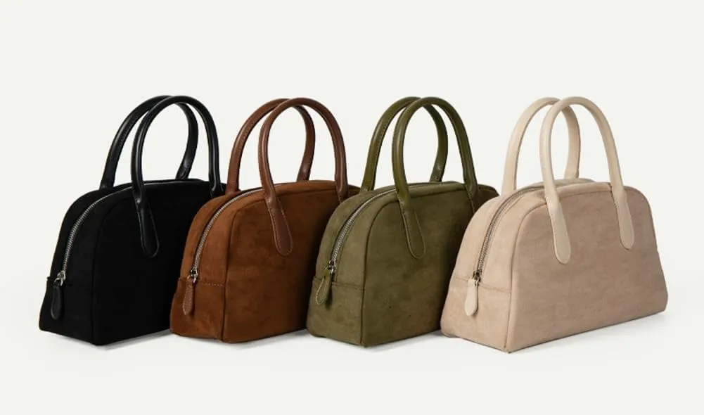 Crossbody Bags for Women Suede Purse Tote Bags Fashion Retro Vintage Handbag Shoulder Satchel Bag