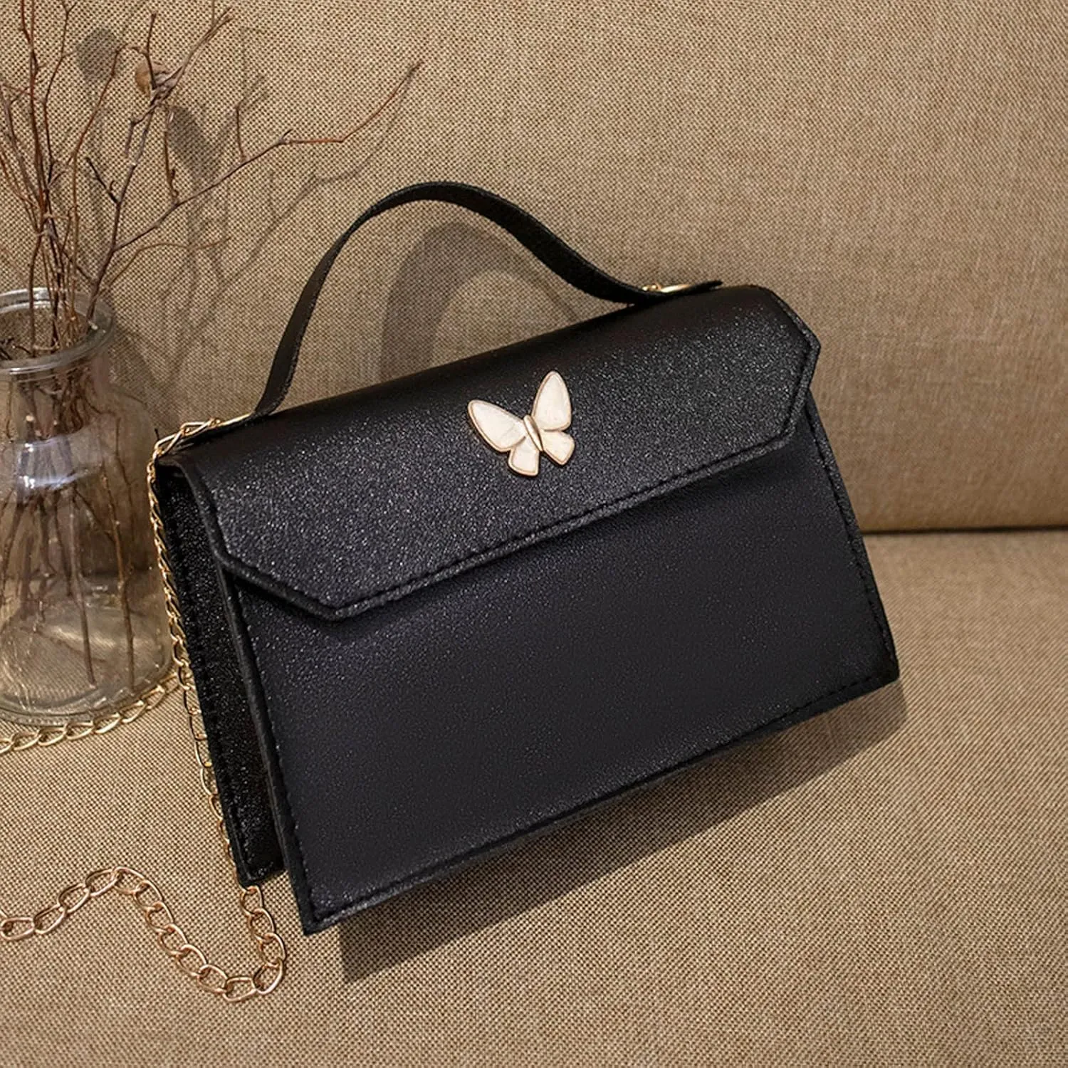 Crossbody Purse for Women Pu Leather Shoulder Handbag Camera Clucth Women's Leather Handbag Tote Shoulder Bag Crossbody Purse