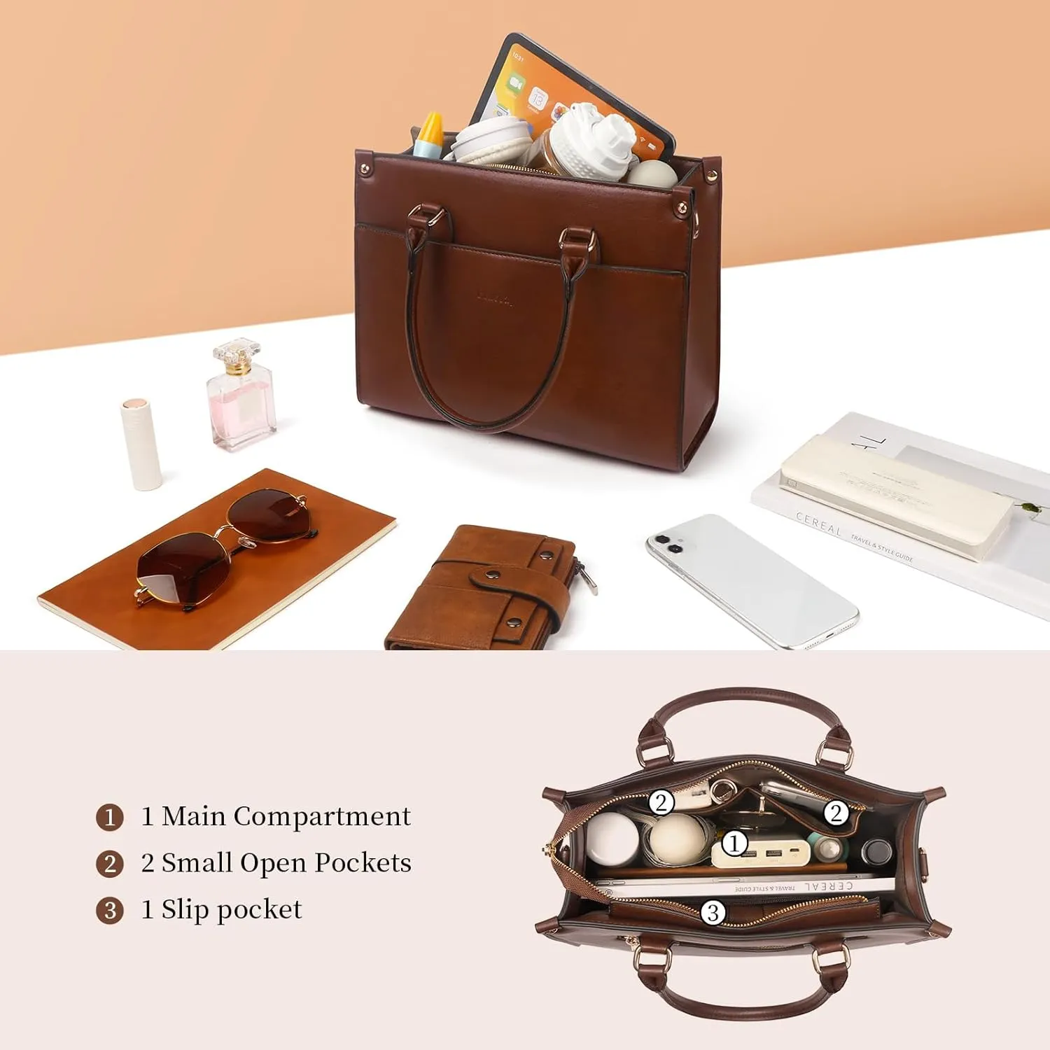 Crossbody Purses and Handbags for Women,Vegan Leather Satchel Shoulder Bags Top Handle Purses For Women