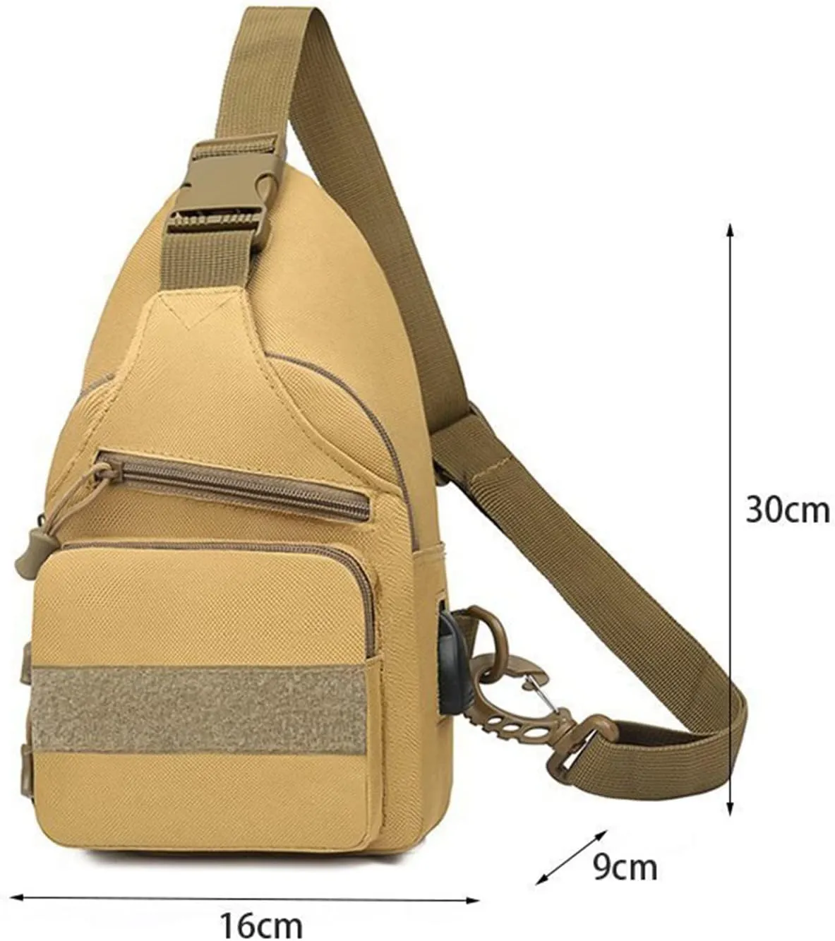 Crossbody Waterproof Trendy Bag for Men Women Cross Body Shoulder Bags with Keyholder Stylish Versatile Bag