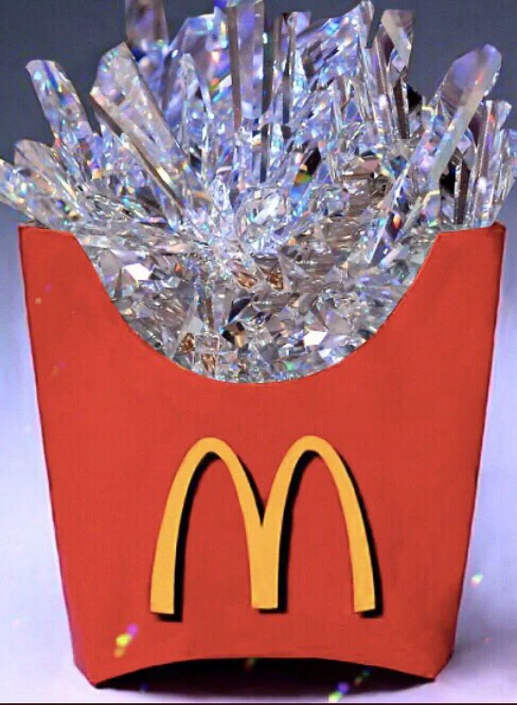 Crystal Fries McDonald's Tote Bag