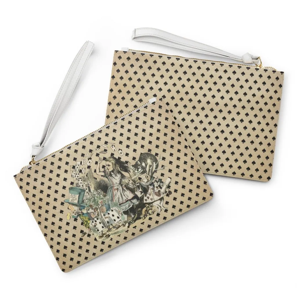 Custom Clutch Purse - Alice in Wonderland Gift # 101 Vintage Series | Gift Idea, Birthday Gift, Women's Clutch Purse, Gift for Her
