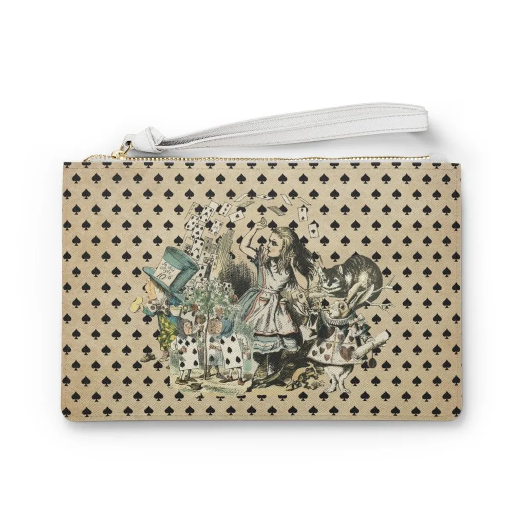 Custom Clutch Purse - Alice in Wonderland Gift # 101 Vintage Series | Gift Idea, Birthday Gift, Women's Clutch Purse, Gift for Her