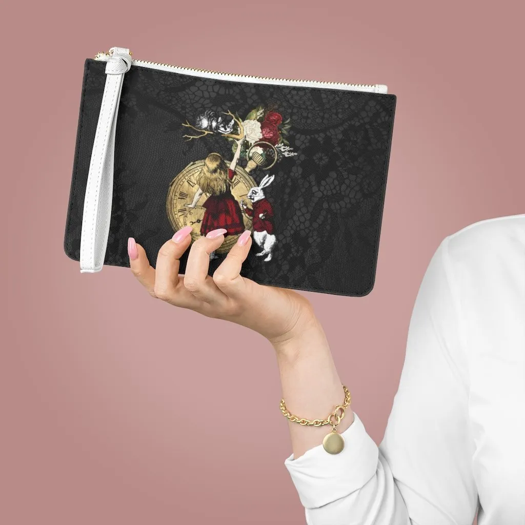 Custom Clutch Purse - Alice in Wonderland Gift # 31 | Gift Idea, Birthday Gift, Women's Clutch Purse, Vegan Leather