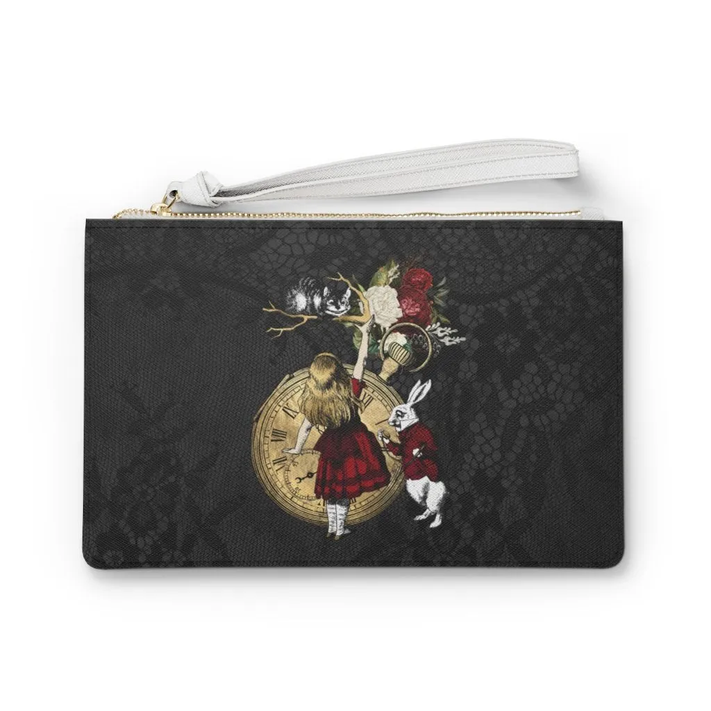 Custom Clutch Purse - Alice in Wonderland Gift # 31 | Gift Idea, Birthday Gift, Women's Clutch Purse, Vegan Leather