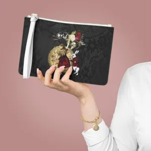 Custom Clutch Purse - Alice in Wonderland Gift # 31 | Gift Idea, Birthday Gift, Women's Clutch Purse, Vegan Leather