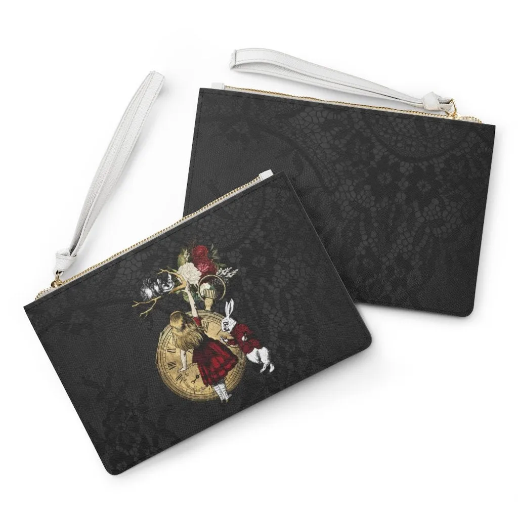 Custom Clutch Purse - Alice in Wonderland Gift # 31 | Gift Idea, Birthday Gift, Women's Clutch Purse, Vegan Leather