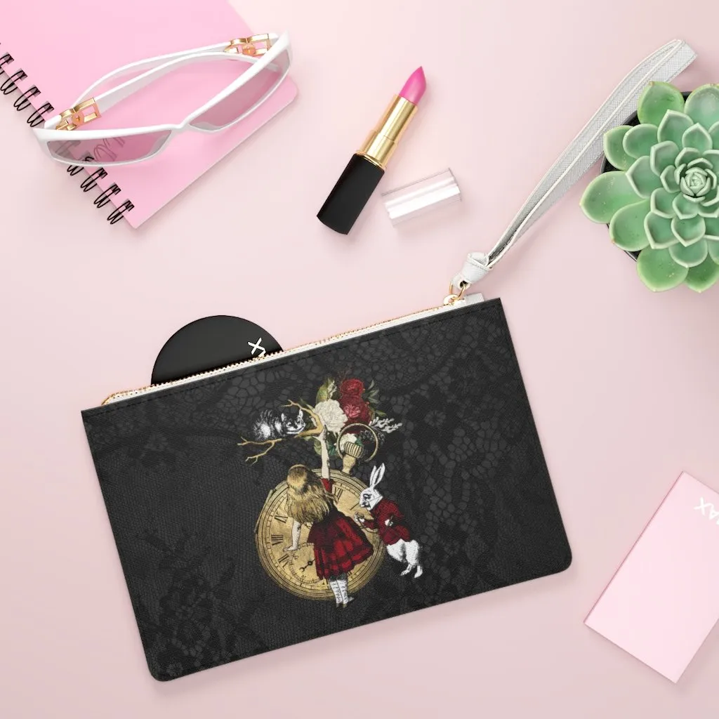 Custom Clutch Purse - Alice in Wonderland Gift # 31 | Gift Idea, Birthday Gift, Women's Clutch Purse, Vegan Leather