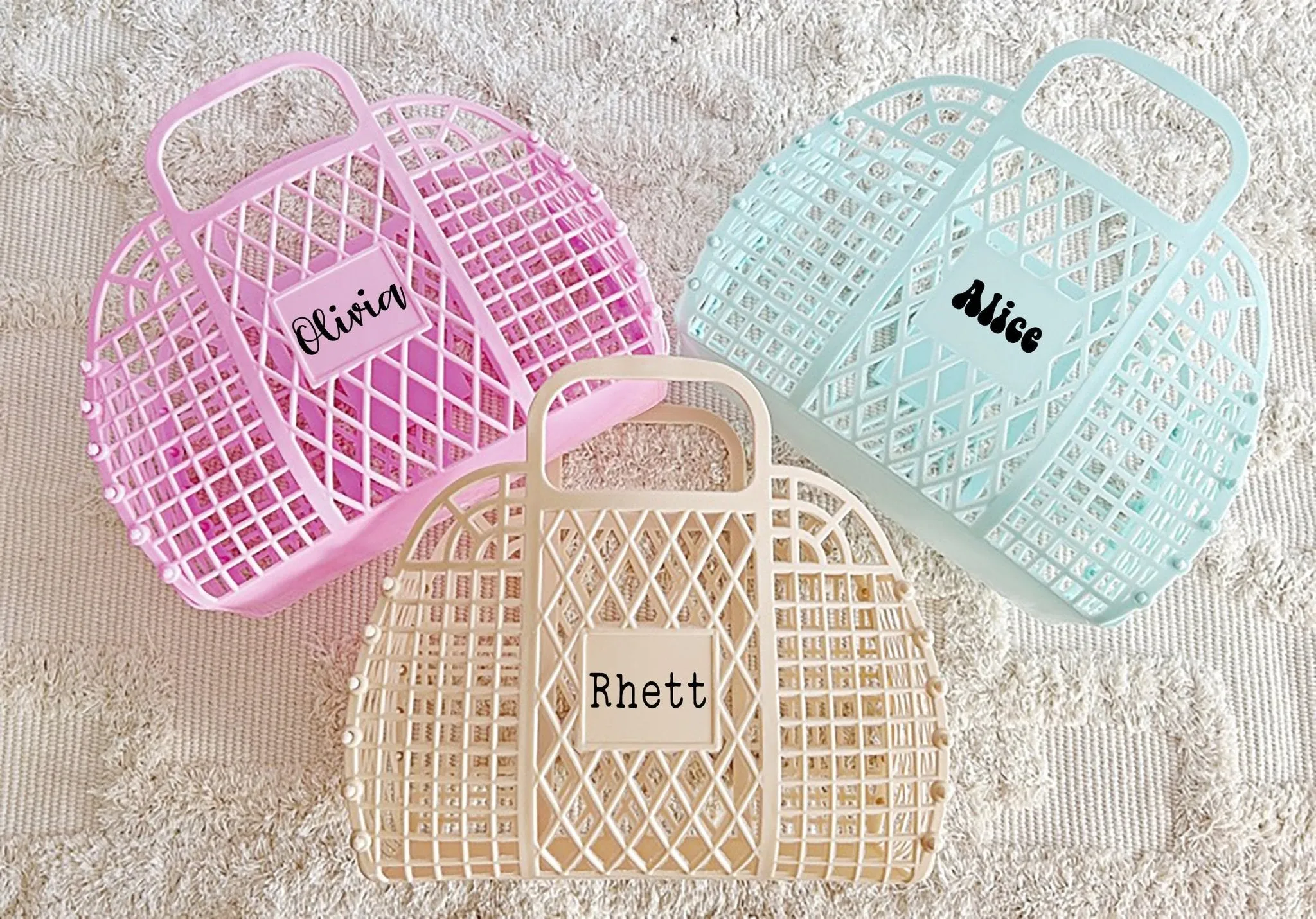 Custom Jelly Baskets Personalized Easter Basket