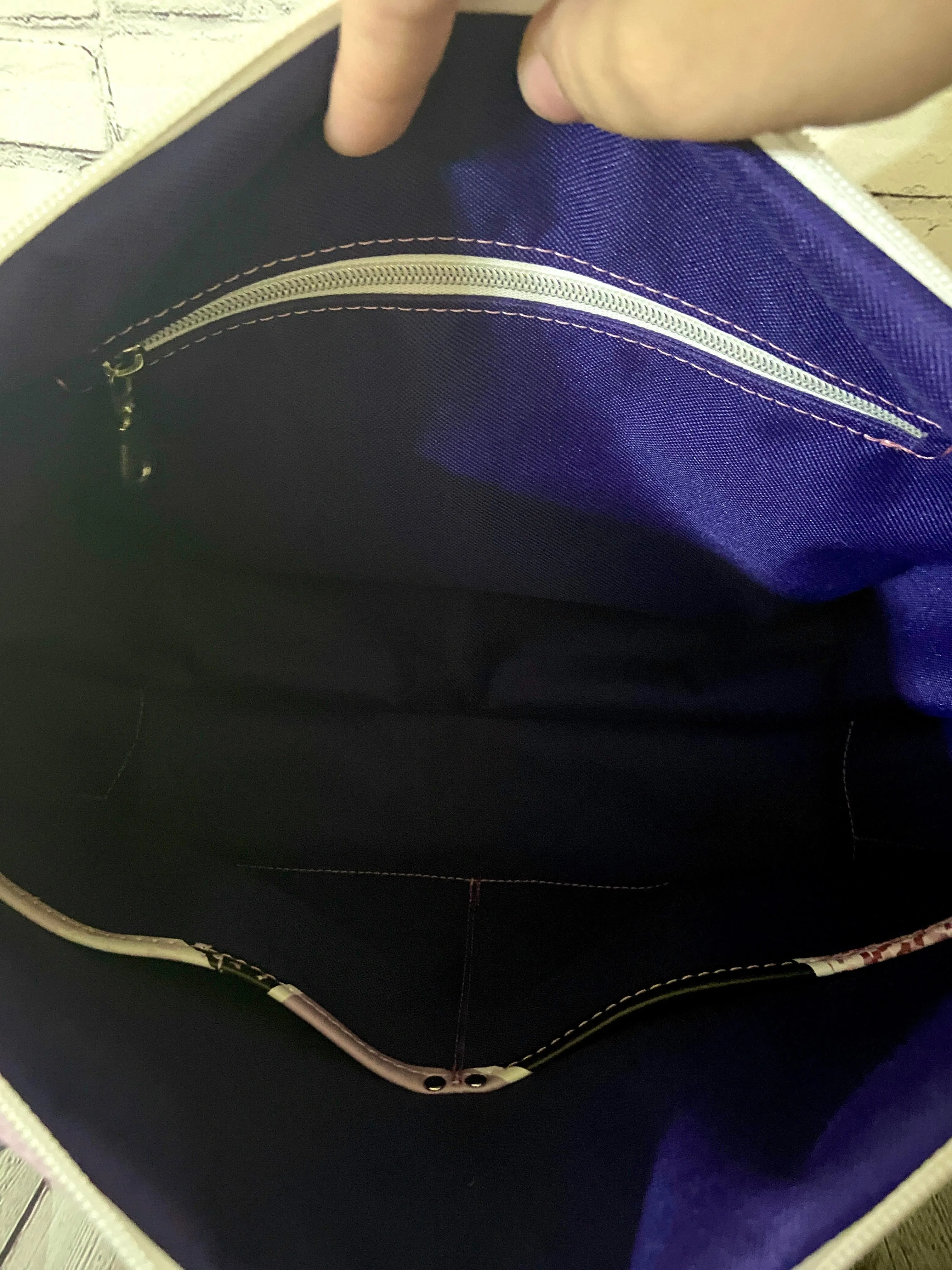 Custom Pink/Purple Tote