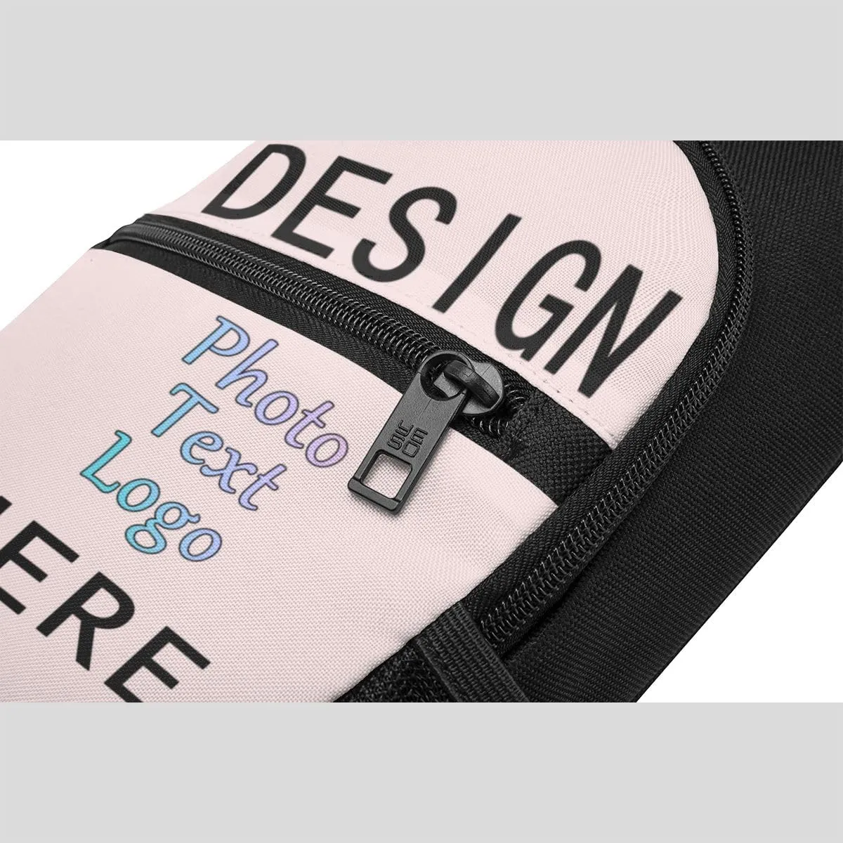 Custom Sling Bags with Your Design Own Photo Logo for Men Women, Personalized Shoulder Chest Bag Travel Hiking Daypack for Outdoor Travel Sports