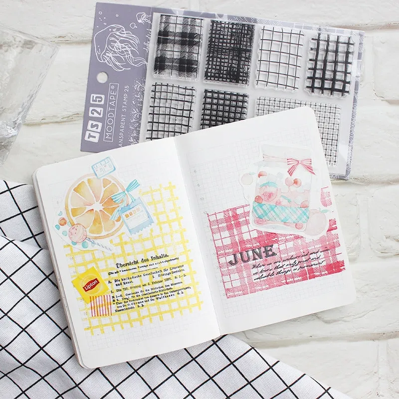Cute Bowknot Plant Clear Silicone Stamps