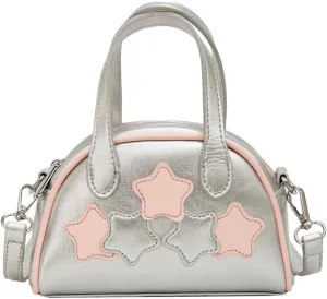 Cute Soft Bag for Women Portable Casual Crossbody Shoulder Hobo Bag Soft PU Trendy Clutch Purse Handbag with Zipper
