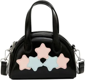 Cute Soft Bag for Women Portable Casual Crossbody Shoulder Hobo Bag Soft PU Trendy Clutch Purse Handbag with Zipper