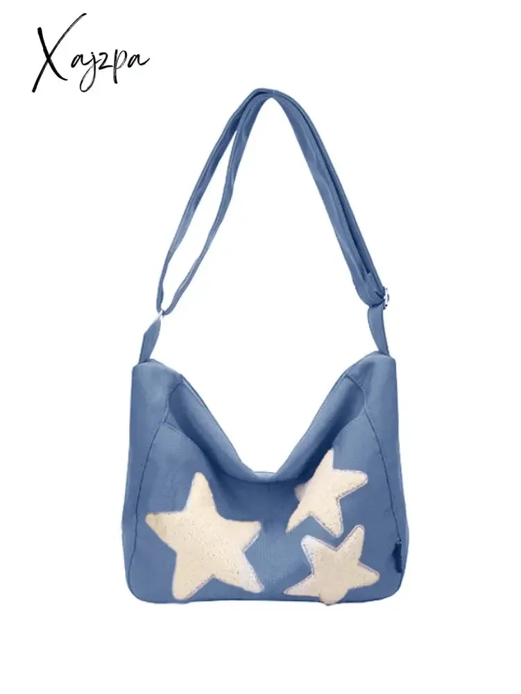 Cute Star Print Crossbody Bag