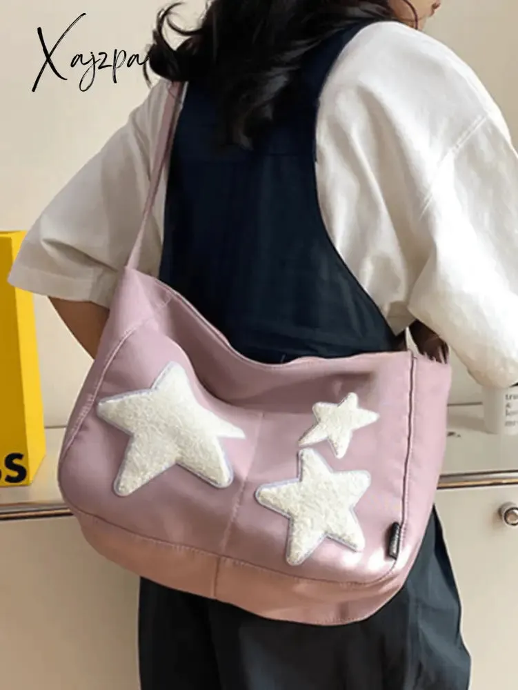 Cute Star Print Crossbody Bag