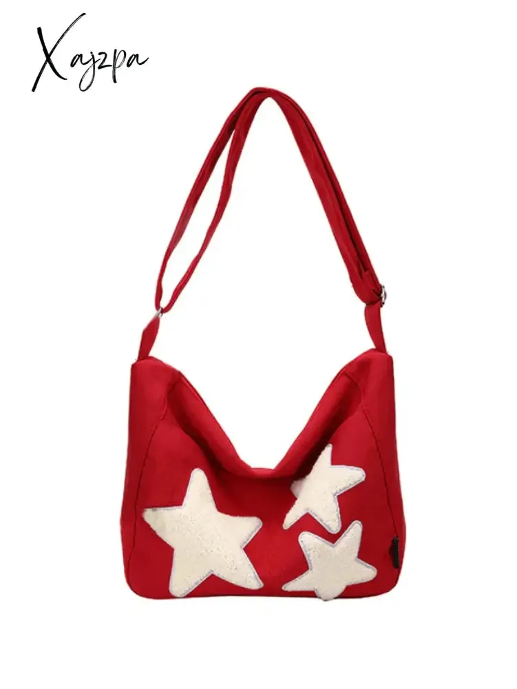 Cute Star Print Crossbody Bag