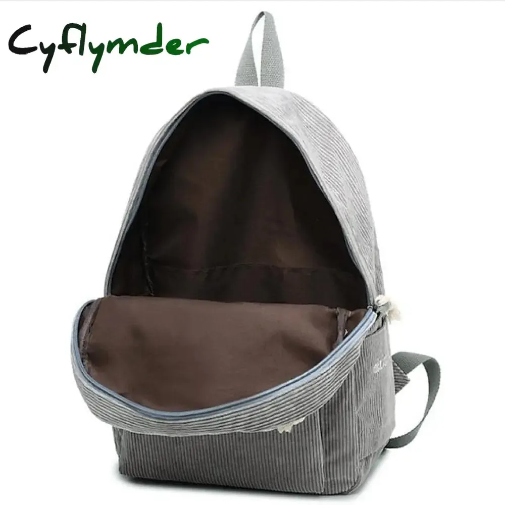 Cyflymder School Backpack Bags For Teenage Girls Backpack Women Bagpack Female  Corduroy Bookbag Harajuku Bag, Back to School Gift