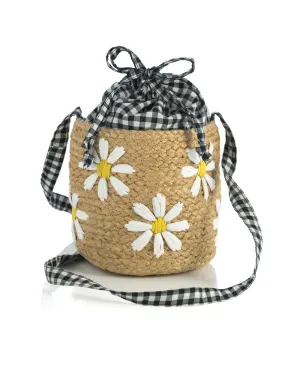 Daisy Mini Bucket Bag | Natural