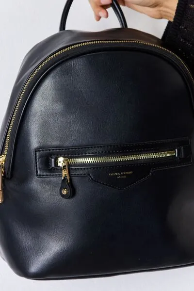David Jones Vegan Leather Backpack