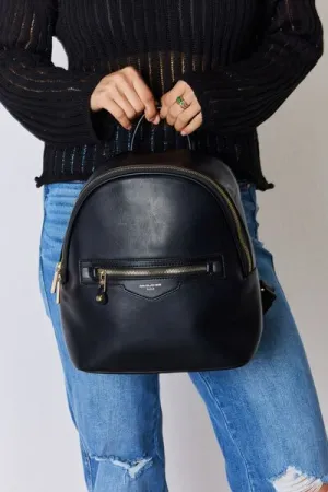 David Jones Vegan Leather Backpack