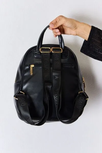 David Jones Vegan Leather Backpack