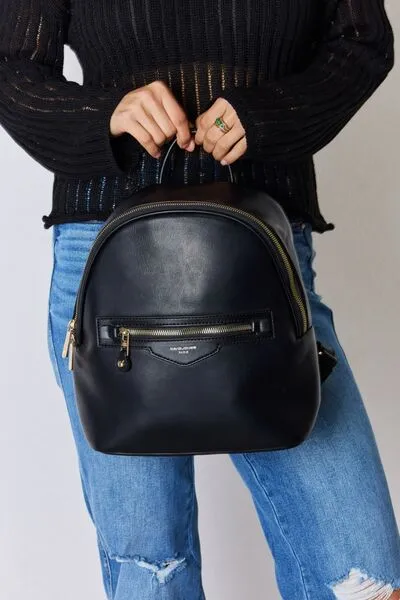 David Jones Vegan Leather Backpack