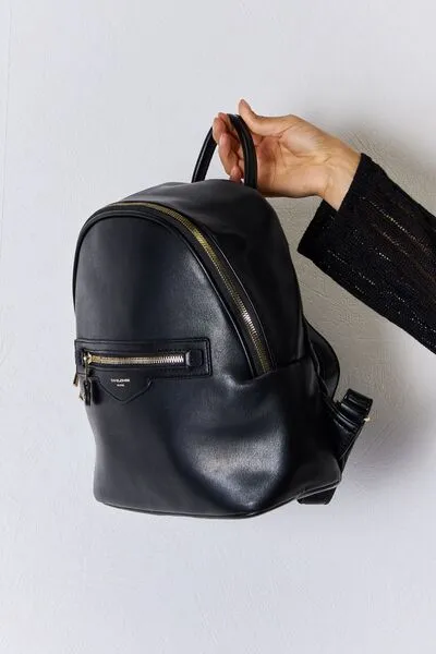 David Jones Vegan Leather Backpack