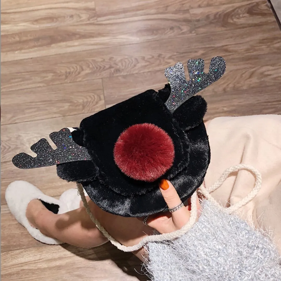 Deer Sling Bag | Gift for Teens | [Soft Plush Shoulder Bag]