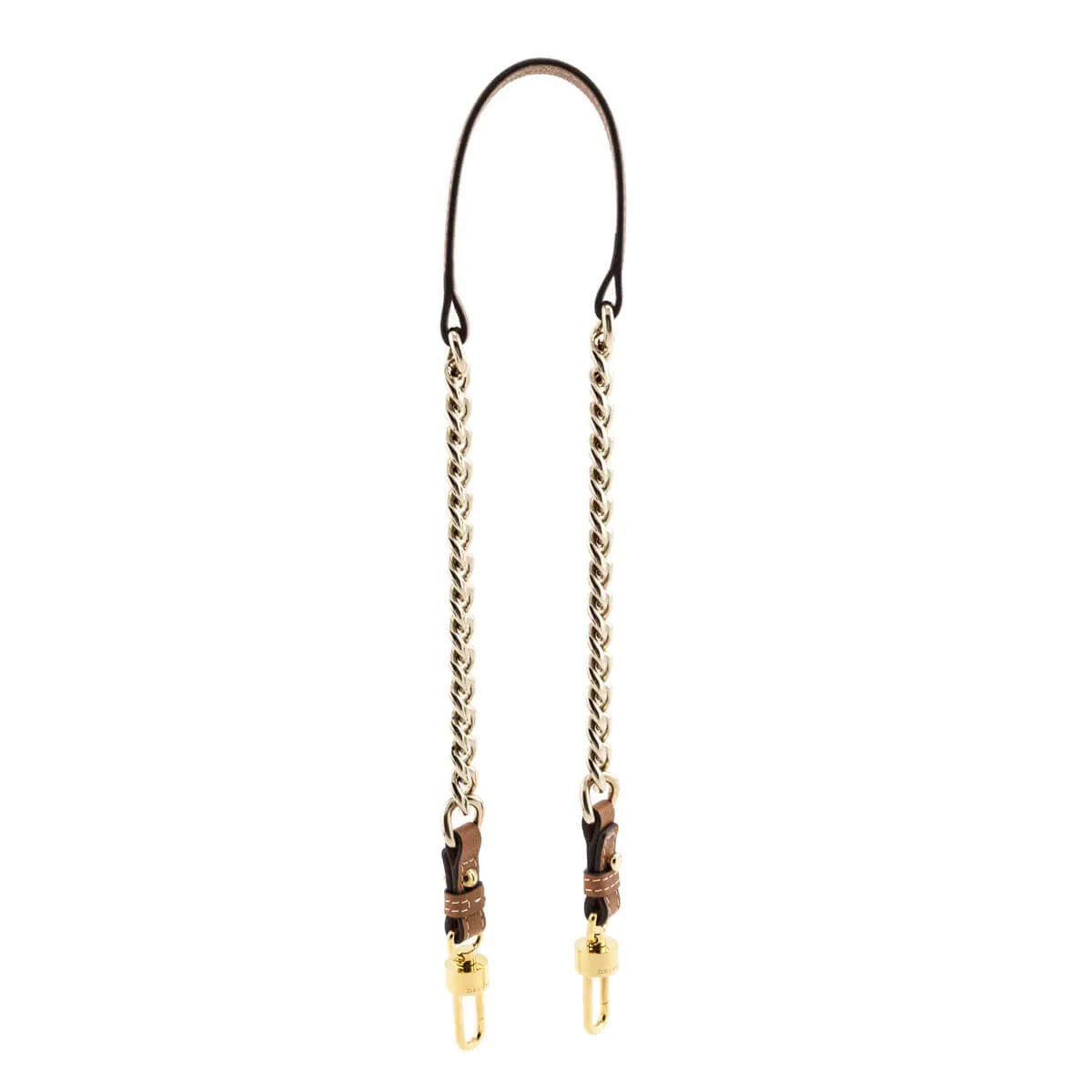 Delvaux Vegetal-Ivory Rodeo Calf Short Chain Strap