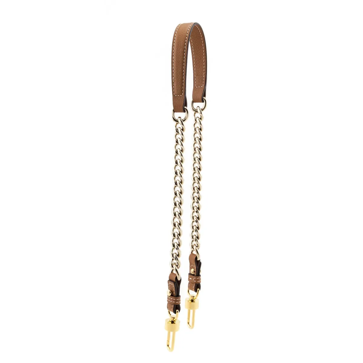 Delvaux Vegetal-Ivory Rodeo Calf Short Chain Strap