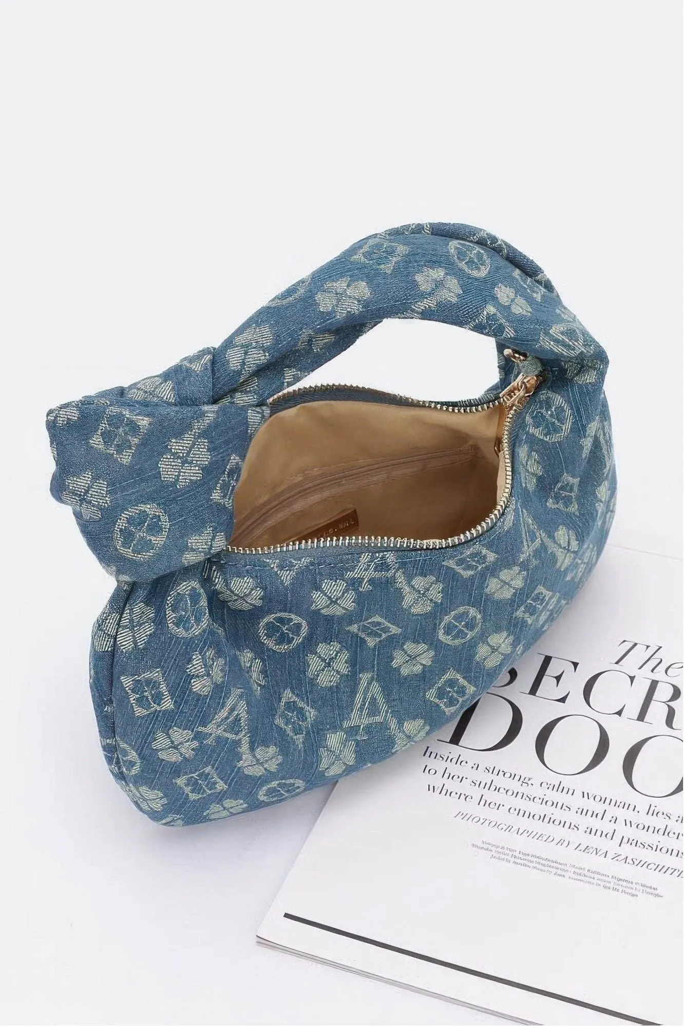 Denim Hobo Bag