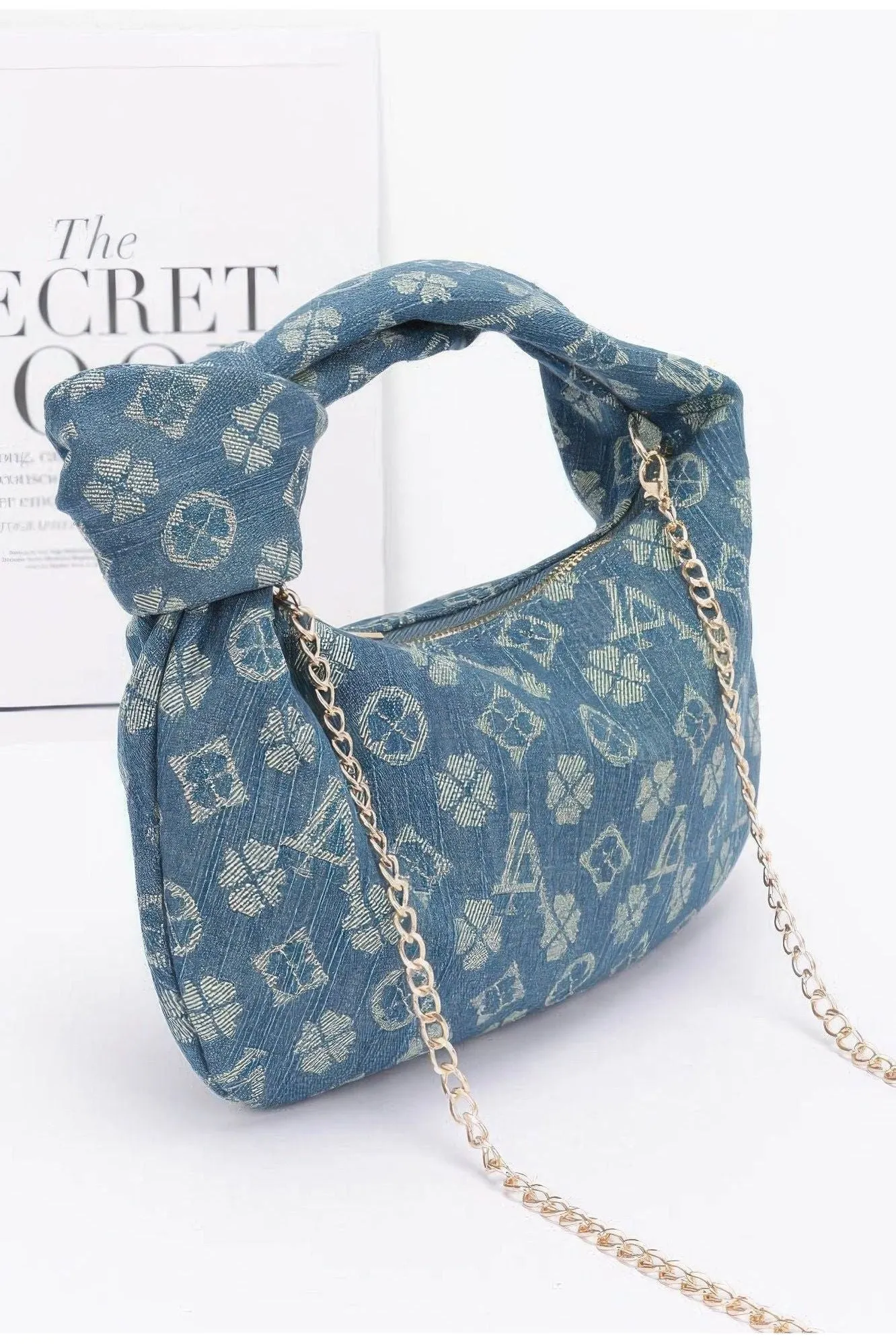 Denim Hobo Bag