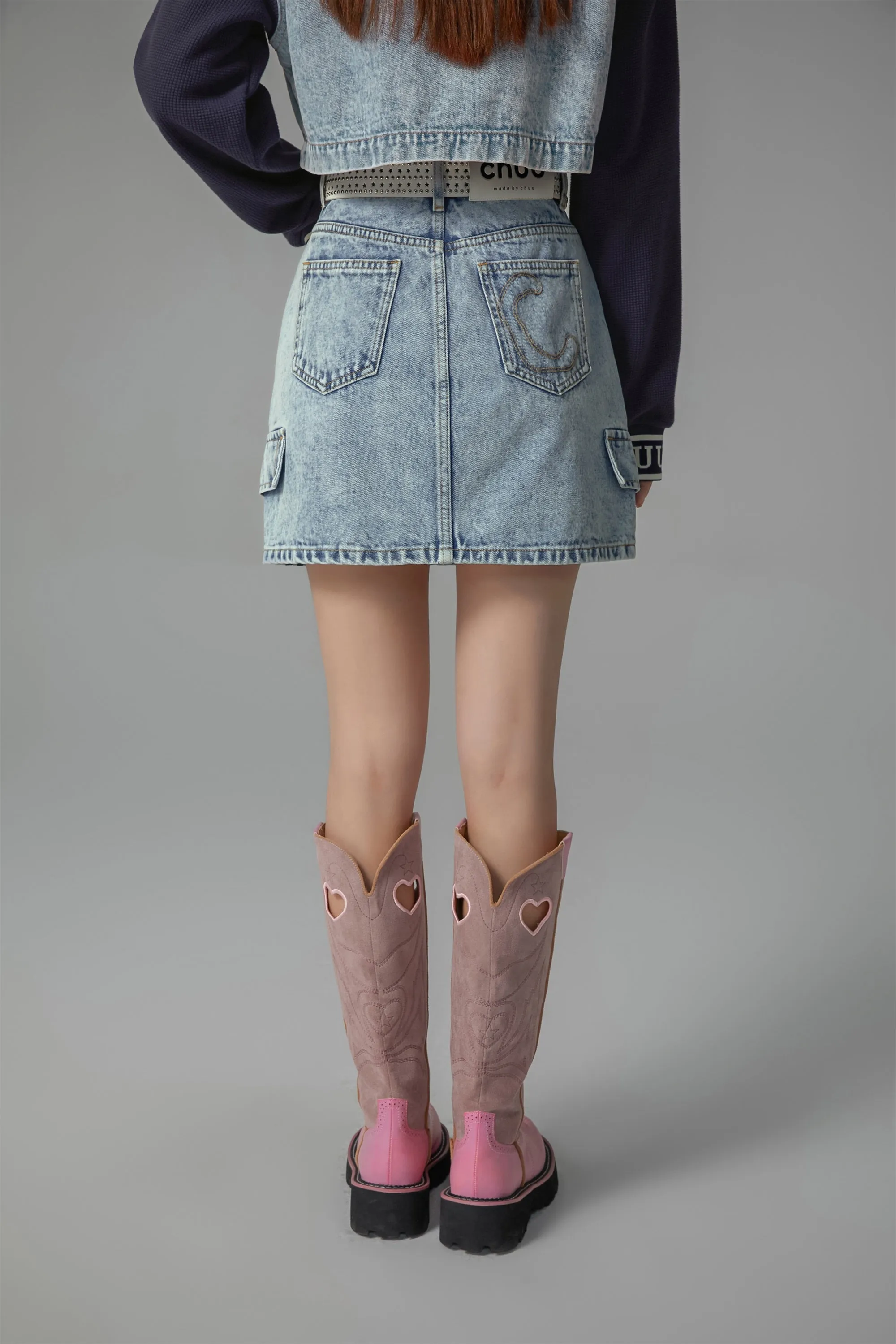 Denim Mini Skirt