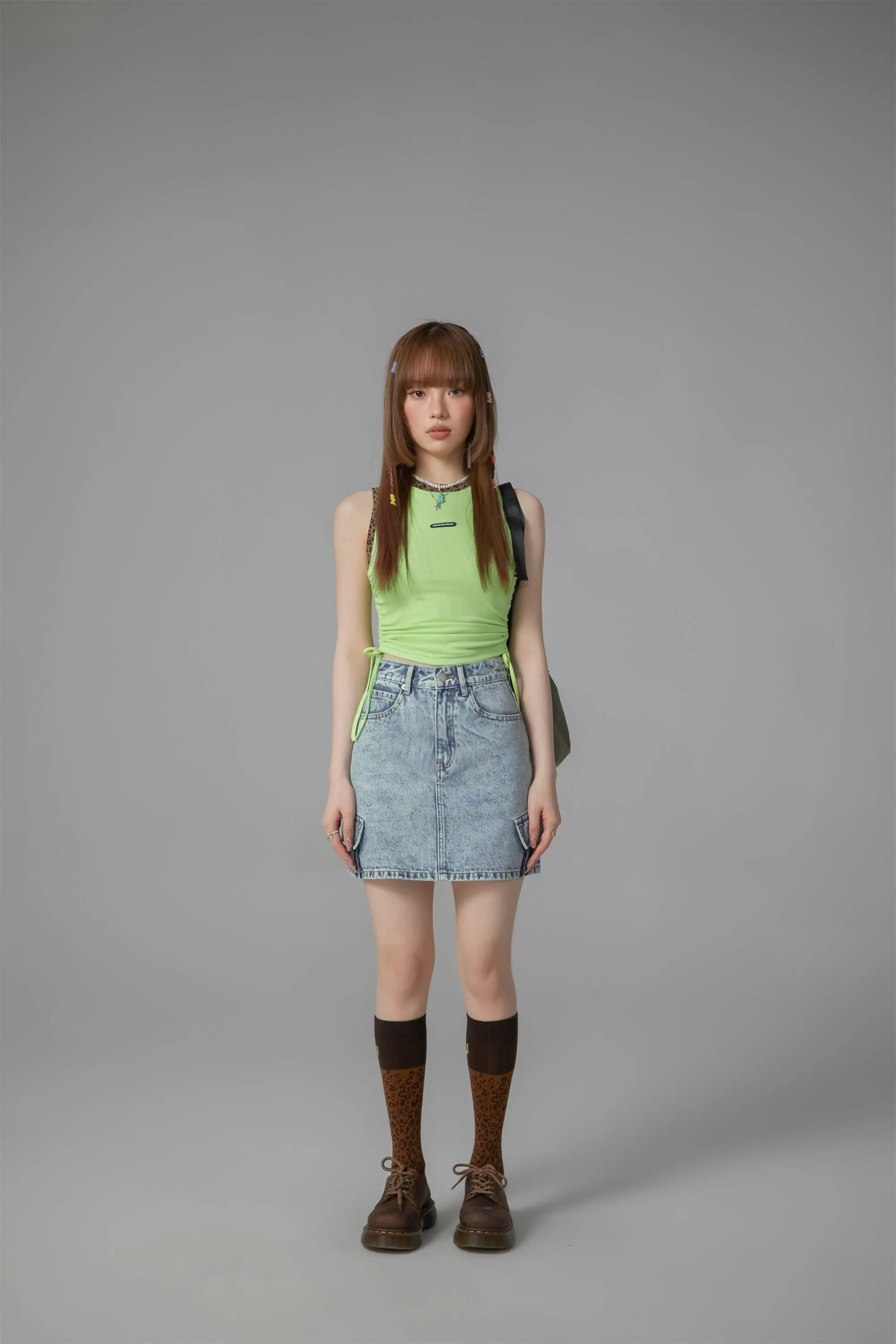 Denim Mini Skirt