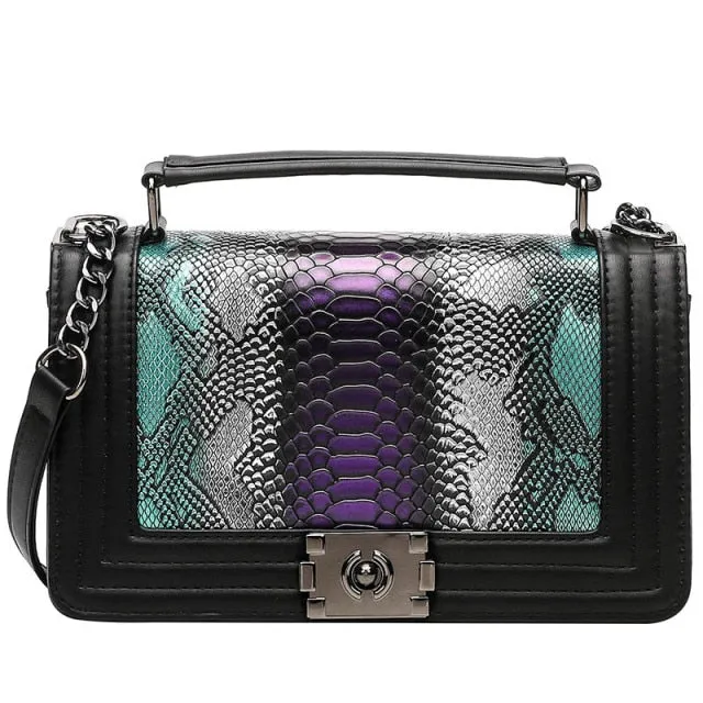 Designer purse Shoulder Bag Luxury Brand Women Bag Snake Crossbody bag for Women