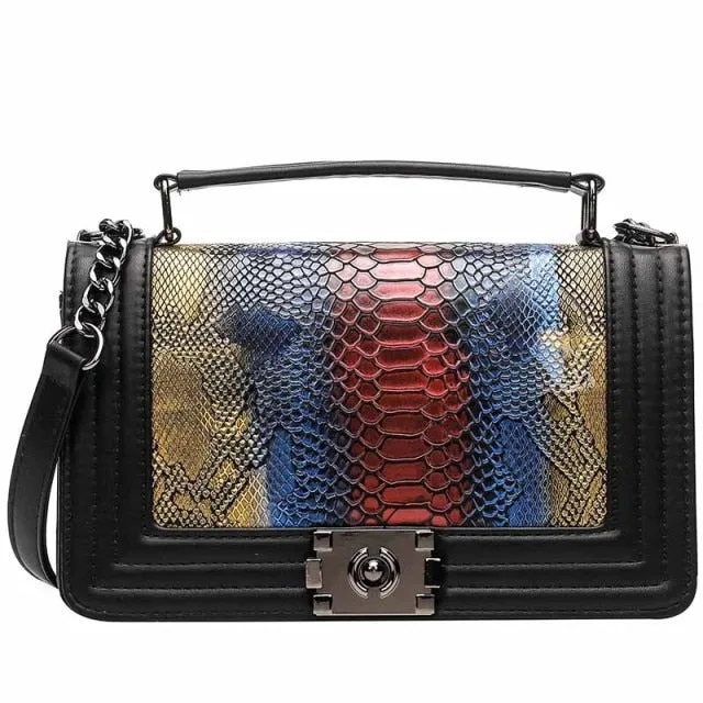 Designer purse Shoulder Bag Luxury Brand Women Bag Snake Crossbody bag for Women