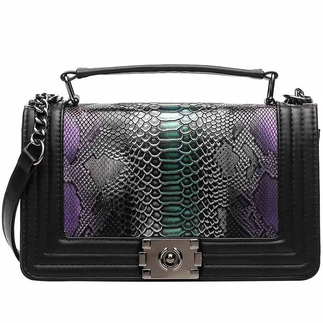 Designer purse Shoulder Bag Luxury Brand Women Bag Snake Crossbody bag for Women