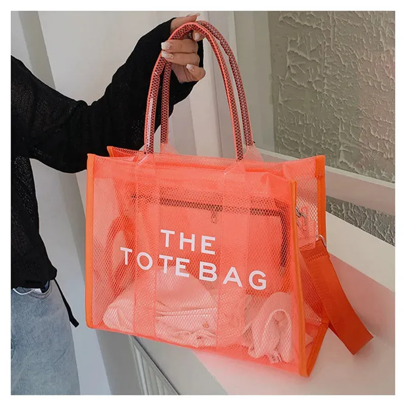Designer Tote Bag – Luxury Clear Bag for Women