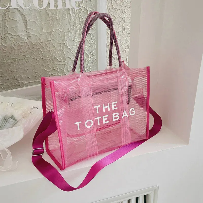 Designer Tote Bag – Luxury Clear Bag for Women