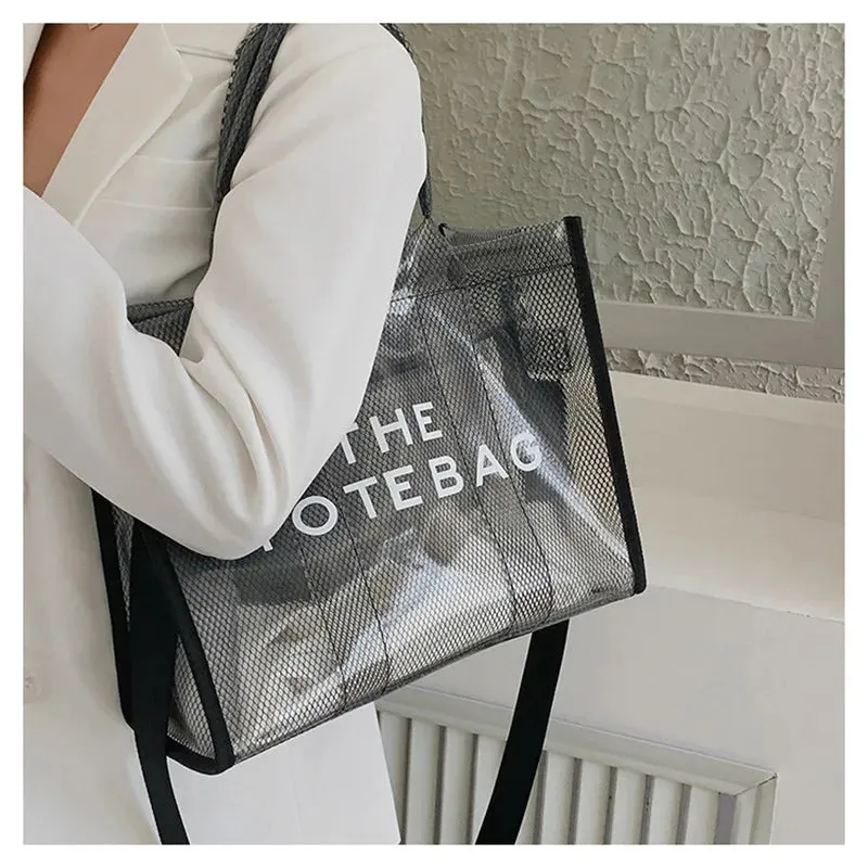 Designer Tote Bag – Luxury Clear Bag for Women