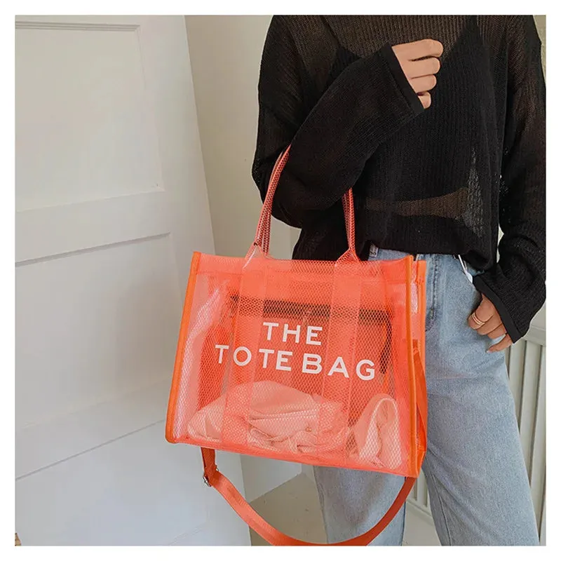 Designer Tote Bag – Luxury Clear Bag for Women